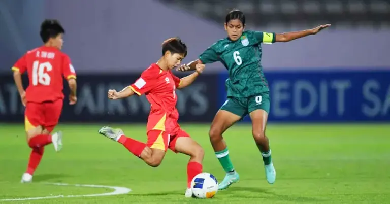 ম্যাচের একটি মুহূর্ত